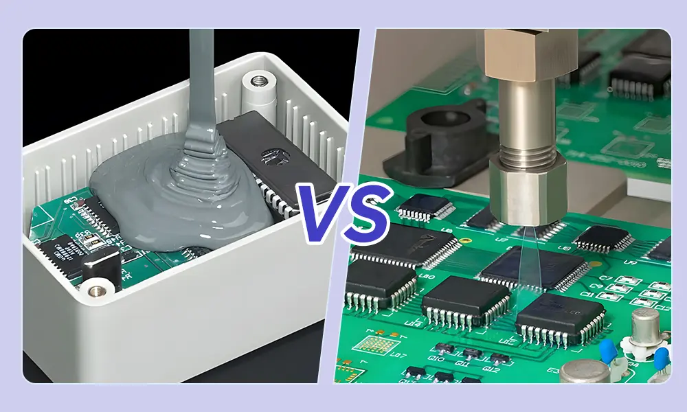 Potting per PCB e rivestimento conforme